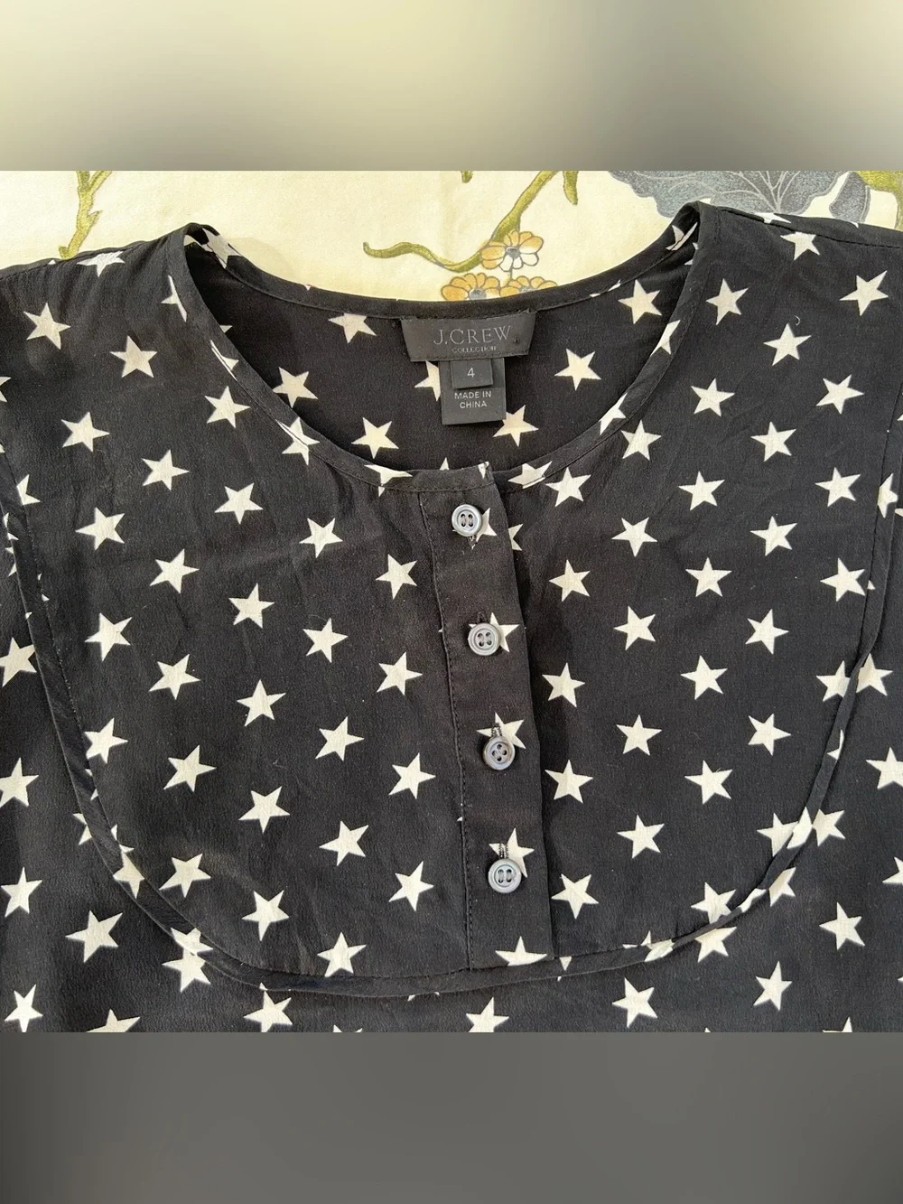 J. Crew button placket